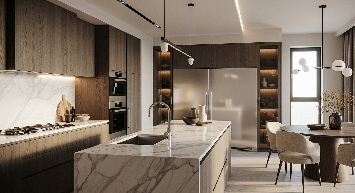 Premium kitchen with top-tier appliances