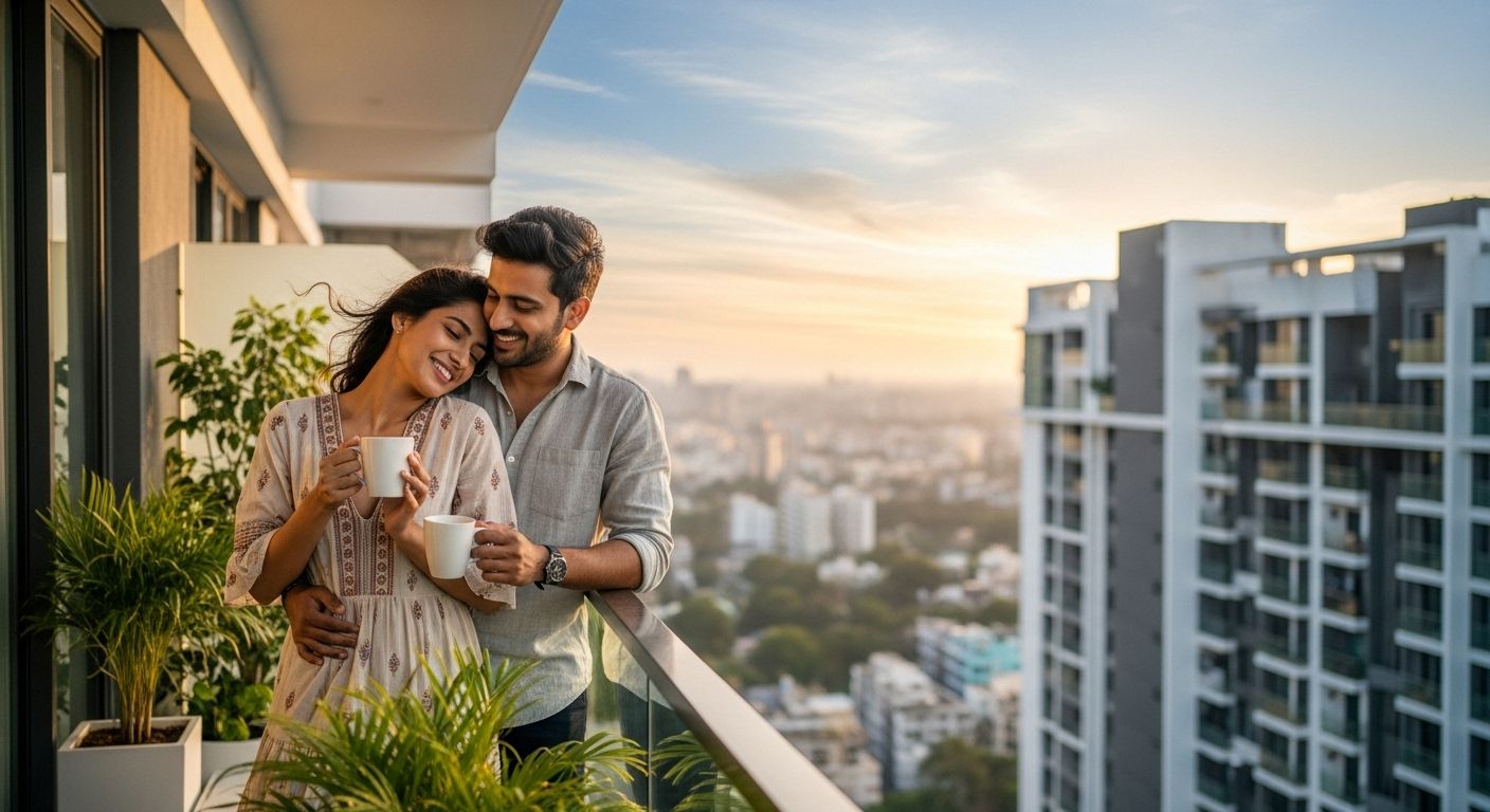 Modern apartment complex in Bangalore